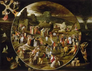 Le Chariot de foin, Allégorie de la vanité du monde