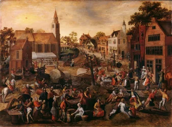 Fête de village à Saint-Joris