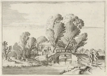Deux promeneurs près d