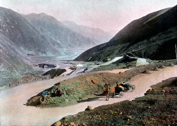 Route militaire géorgienne, vers 1890