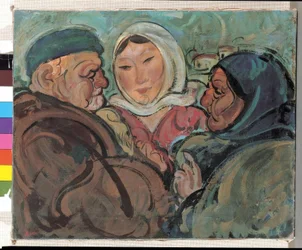 Composition avec trois figures