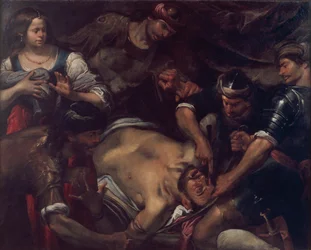 Les Philistins arrachent les yeux de Samson