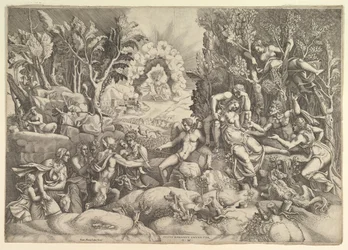 La Mort de Procris, Céphale pleurant la mort de Procris