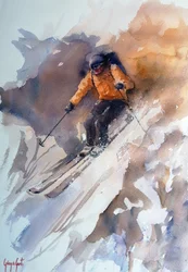 Descente de ski dynamique
