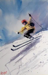 Action dynamique de ski