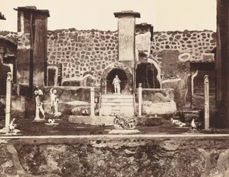 Maison de Marco Lucrezio, Pompéi, vers 1870