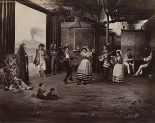 Napoli Tarantella, vers 1870