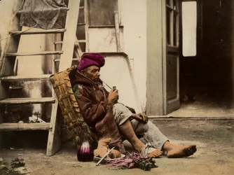 Vente de radis à Naples
