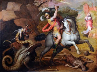 Saint Georges et le Dragon, vers 1560
