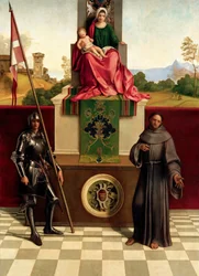 Madone et Enfant entre les Saints François et Nicasius, ca 1503-1504
