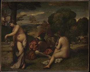 Concert champêtre, vers 1510