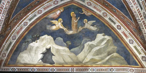 Chapelle de la Madeleine, le mur est : Scènes de la vie de la Madeleine, 