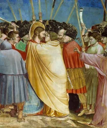 Baiser de Judas, détail de la Vie et Passion du Christ