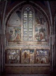 Scènes de la vie du Christ et le cycle de Saint François