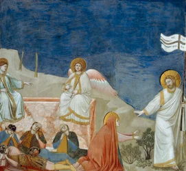 La Résurrection du Christ, détail de La Vie et la Passion du Christ, par Giotto