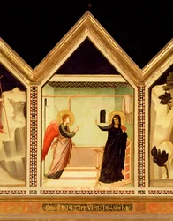 Annonciation, du Polyptyque de Sainte Réparate (détail)