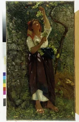 La taille des vignes par Giovanni Costa