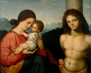 Madone avec Enfant et Saint Sébastien