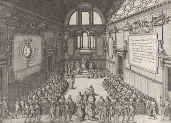 Audience donnée par le pape Pie V à Cosme Ier, duc de Toscane