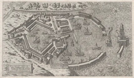 Speculum Romanae Magnificentiae : Port de Rome, 1581