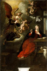 Annonciation, peinture par Giovanni Andrea Ansaldo