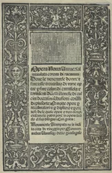 Opera Nova Universali intitulata Corona di racammi, page de titre recto, [1530]