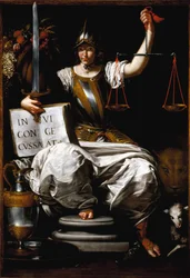 Allégorie de la Justice sous la forme d