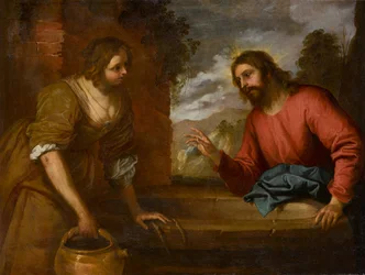Le Christ et la femme de Samarie, vers 1635