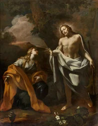 Chapelle du Saint-Sacrement, Première travée côté nord, Noli me tangere, Giovanni Angelo Borroni, Apparition du Christ à Madeleine 1750