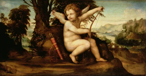 Cupidon dans un paysage, c.1510
