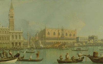 Palais des Doges et Piazzetta San Marco, vers 1755