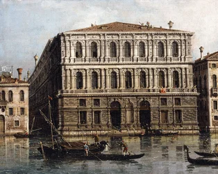 Le Palazzo Pesaro depuis le Grand Canal, Venise