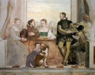 Caldogno, villa, le banquet / Fasolo