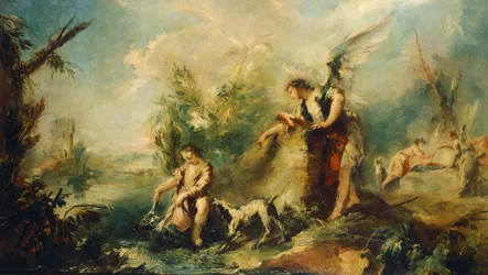 Tobie et le poisson (détail)