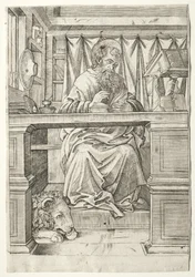 Saint Jérôme dans son étude, vers 1510