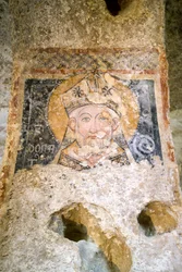 Fresque, église rocheuse, Convicinio di Sant