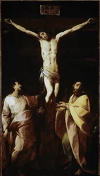 Crucifixion avec saint Jacques, saint Philippe et saint François