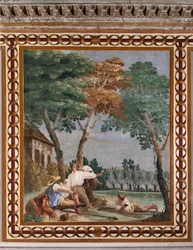 Chambre des invités, salle des scènes rurales : "Le repos du paysan"