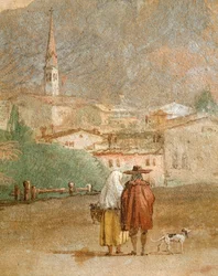 Paysage avec Cupidon