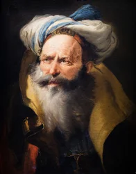 Tête de vieillard, vers 1752 (Huile sur toile)
