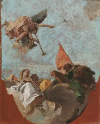 Esquisse pour un plafond, c.1750