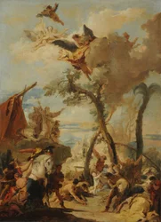 Les Hébreux ramassant la manne dans le désert, vers 1740