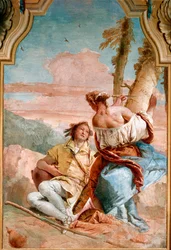 Angélique et Médor - Illustration pour « Roland furieux »