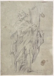 Le roi David avec sa harpe