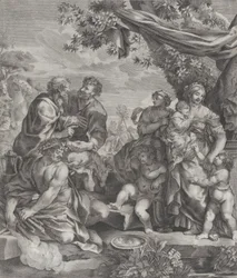 Scène allégorique avec un agneau sacrificiel, 1640-70