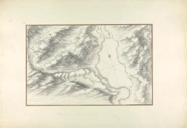 Plan du lac de Tibériade