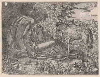 Saint Jean-Baptiste avec un agneau
