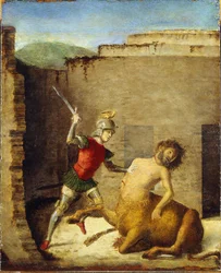 Thésée terrassant le Minotaure