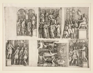 Six vignettes de la vie de Trajan
