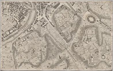 Nuova pianta di Roma data in luce da Giambattista Nolli l’année MDCCXLVII, connue sous le nom de La Pianta Grande di Roma
